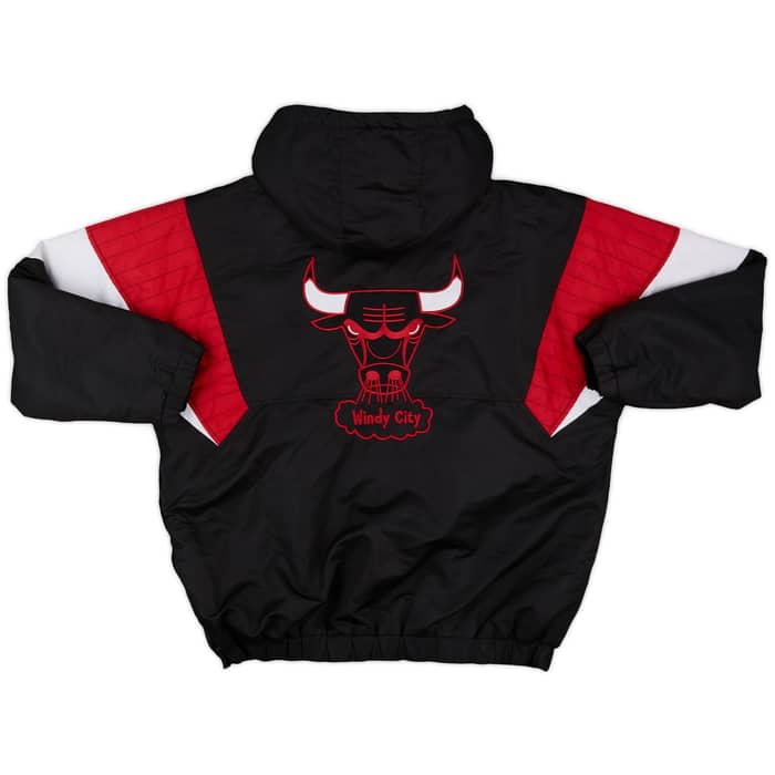 2010s Chicago Bulls G-III Hardwood Classics 1/2 Zip Rain Coat - 9/10 - (L)