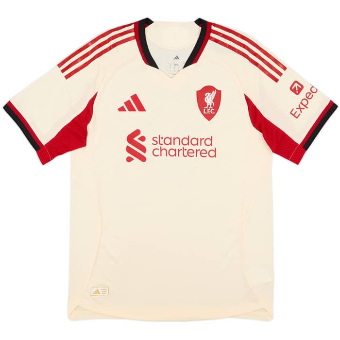 2025-26 Liverpool Authentic Away Shirt Isak #9