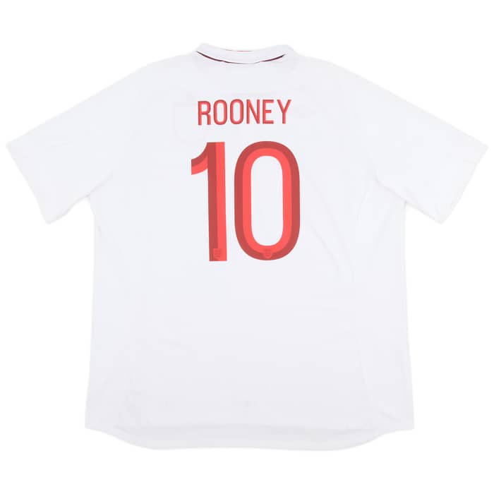 2012-13 England Home Shirt Rooney #10 - 6/10 - (3XL)