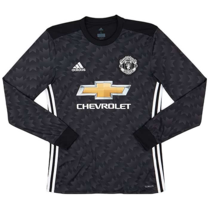 2017-18 Manchester United Away L/S Shirt Mata #8 - 10/10 - (S)