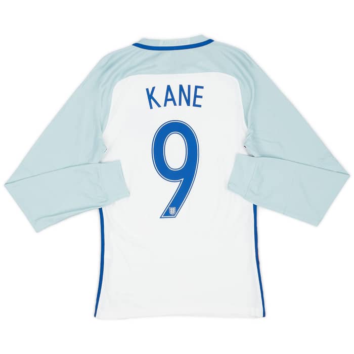 2016-17 England Player Issue Home L/S Shirt Kane #9 (S)