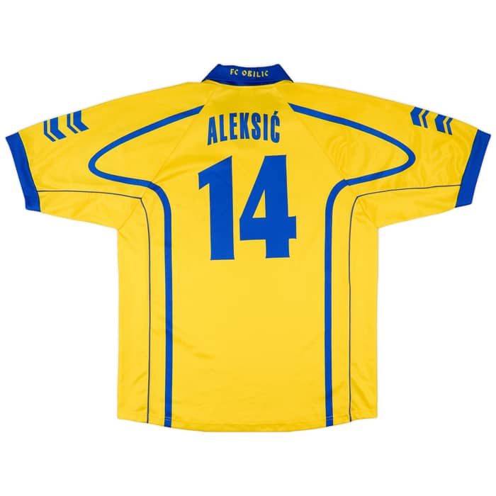 2001-02 FK Obilic Home Shirt Aleksic #14 - 9/10 - (XL)