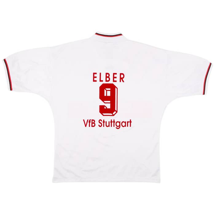 1993-95 Stuttgart Home Shirt Elber #9 - 6/10 - (XL)