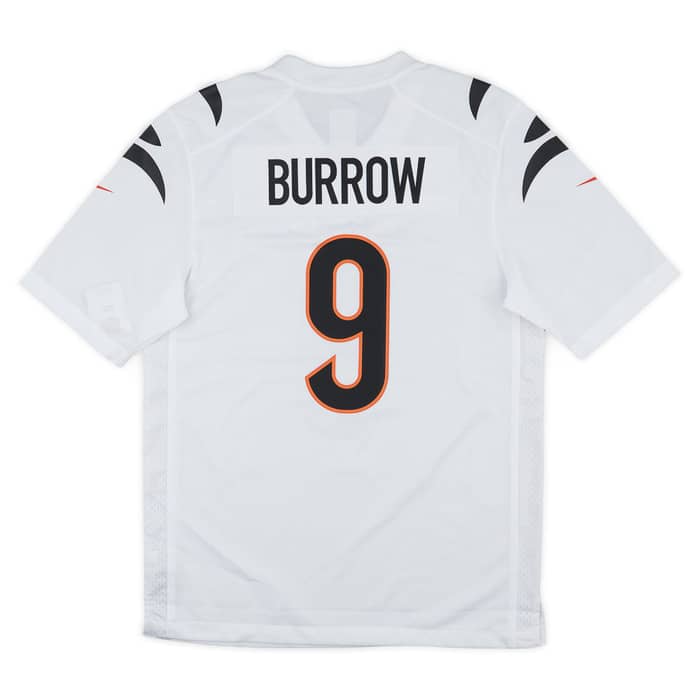 2021-23 Cincinnati Bengals Burrow #9 Nike Game Jersey (Away) L - W/Tags