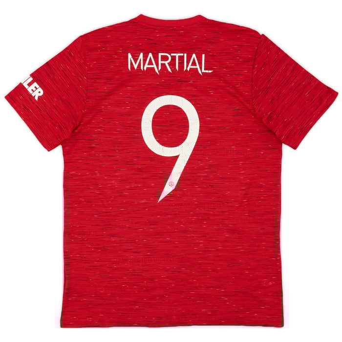 2020-21 Manchester United Home Shirt Martial #9 - 6/10 - (L)