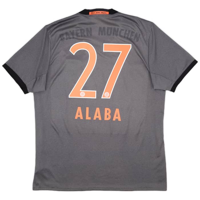 2016-17 Bayern Munich Away Shirt Alaba #27 - 4/10 - (L)