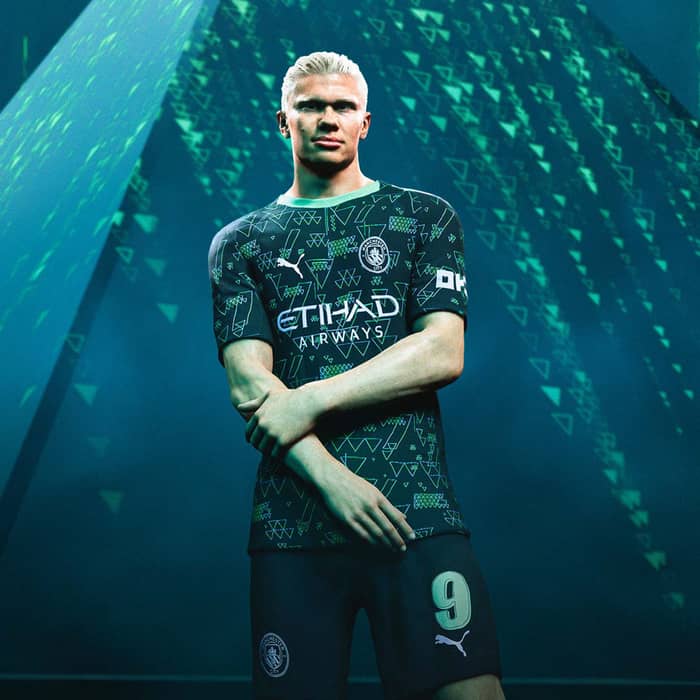 2025-26 Manchester City Fourth Shirt Haaland #9