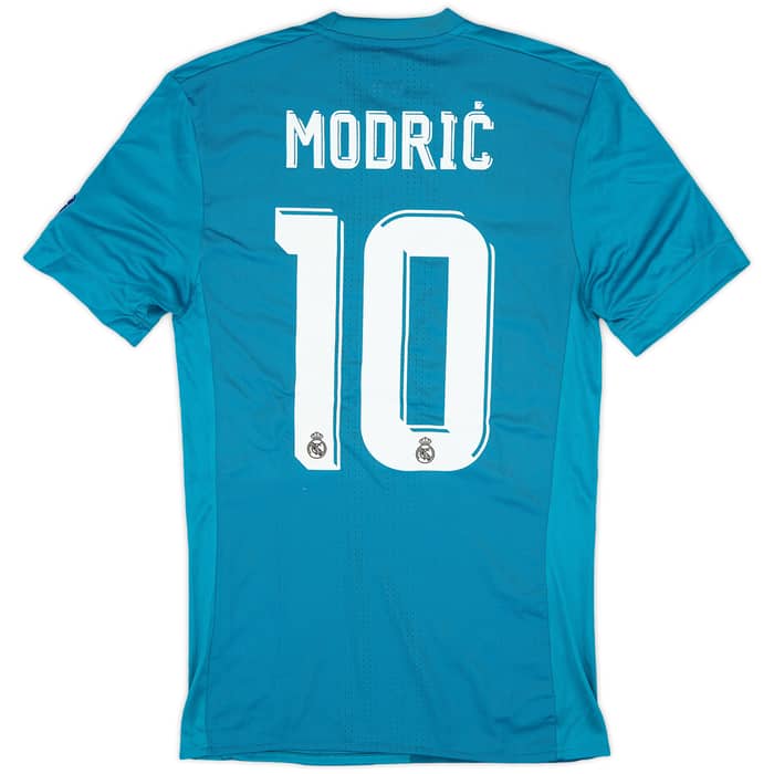 2017-18 Real Madrid Authentic Third Shirt Modric #10 (XS)