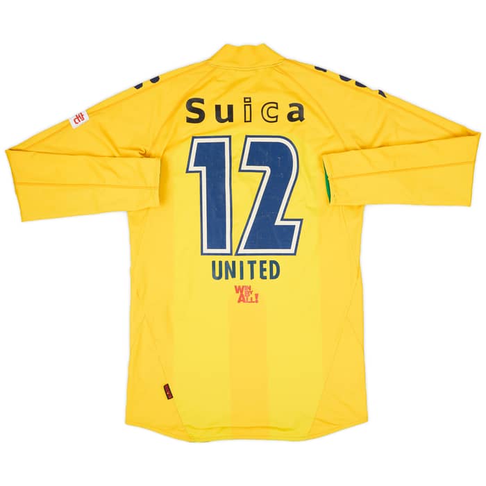 2009 JEF United Home L/S Shirt #12 - 7/10 - (L)
