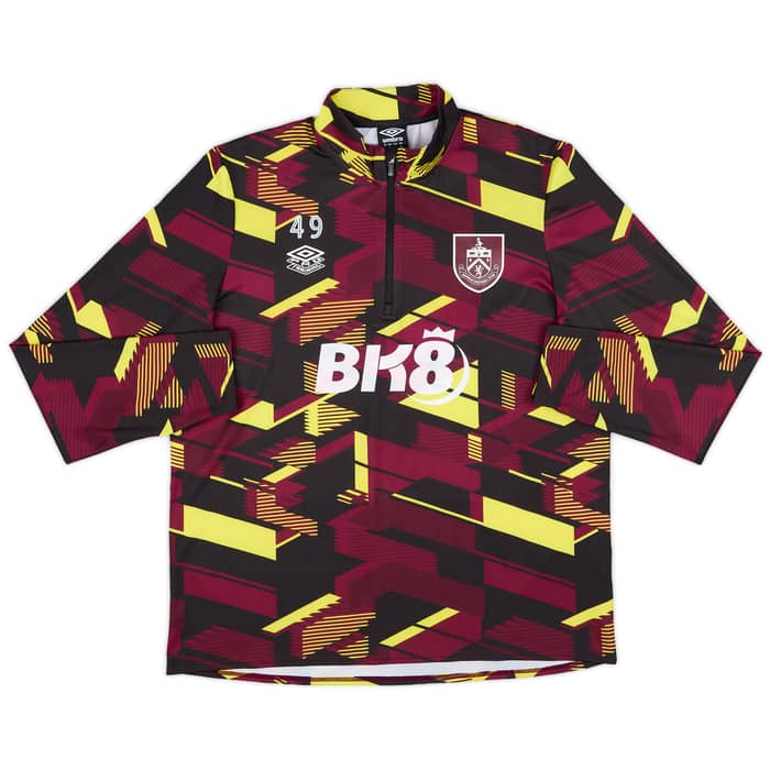 2023-24 Burnley Player Issue 1/4 Zip Training Top #49 (Muric) - 7/10 - (XL)