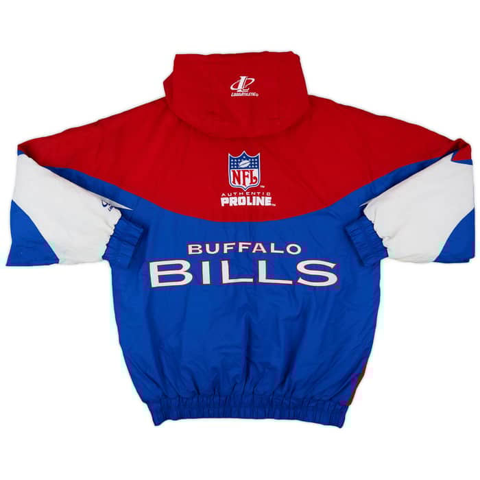 1990s Buffalo Bills Logo Athletic Rain Coat - 8/10 - (M)