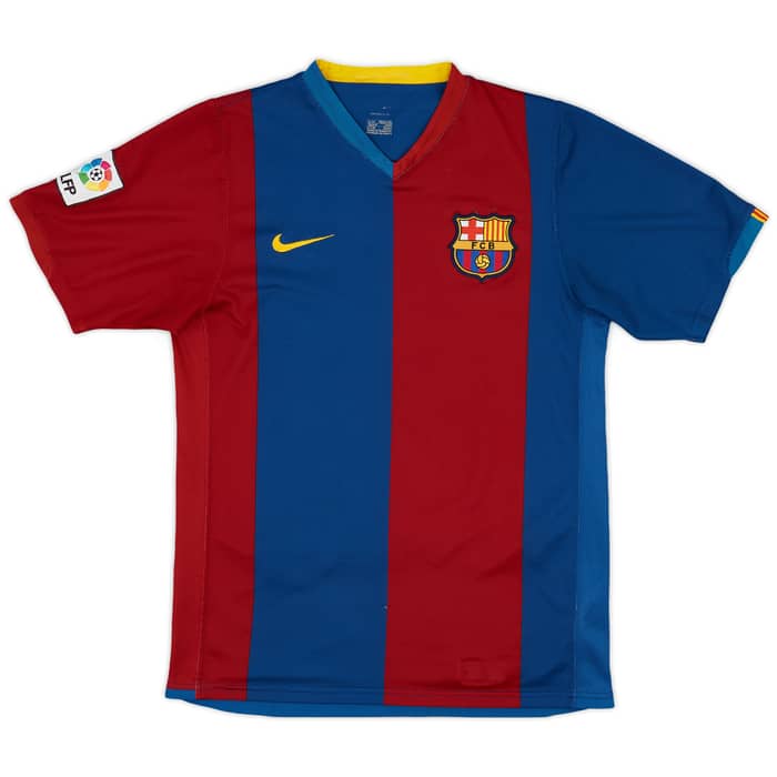 2006-07 Barcelona Home Shirt Messi #19 - 6/10 - (S)