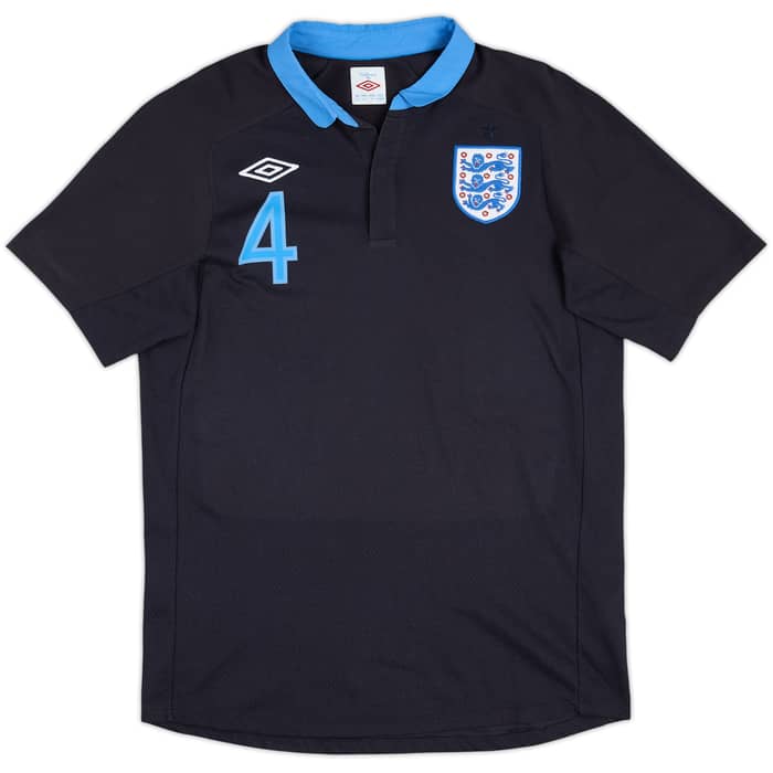 2011-12 England Away Shirt Gerrard #4 - 8/10 - (S)