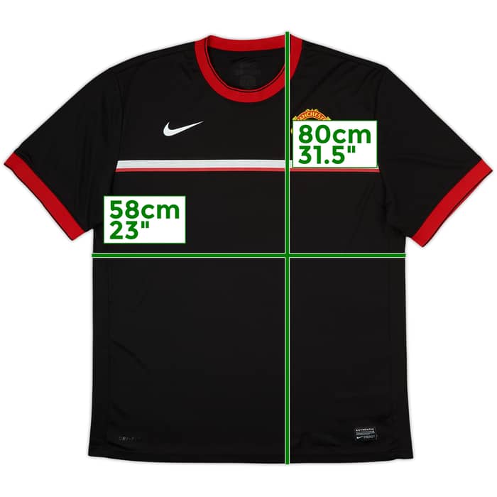 2011-12 Manchester United Nike Training Shirt - 7/10 - (XL)