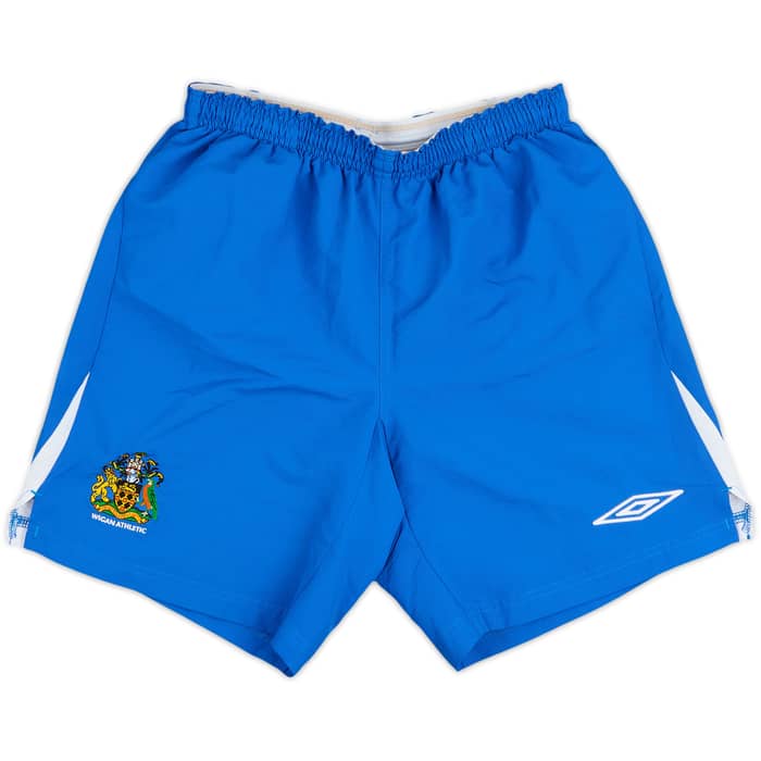 2007-08 Wigan Home Shirt and Shorts Valencia #16 - 8/10 - (S)