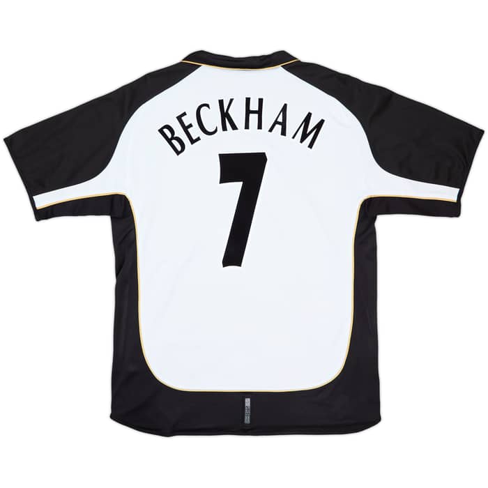 2001-02 Manchester United Centenario Camiseta de visitante/tercera Beckham #7 - 5/10 - (XL)