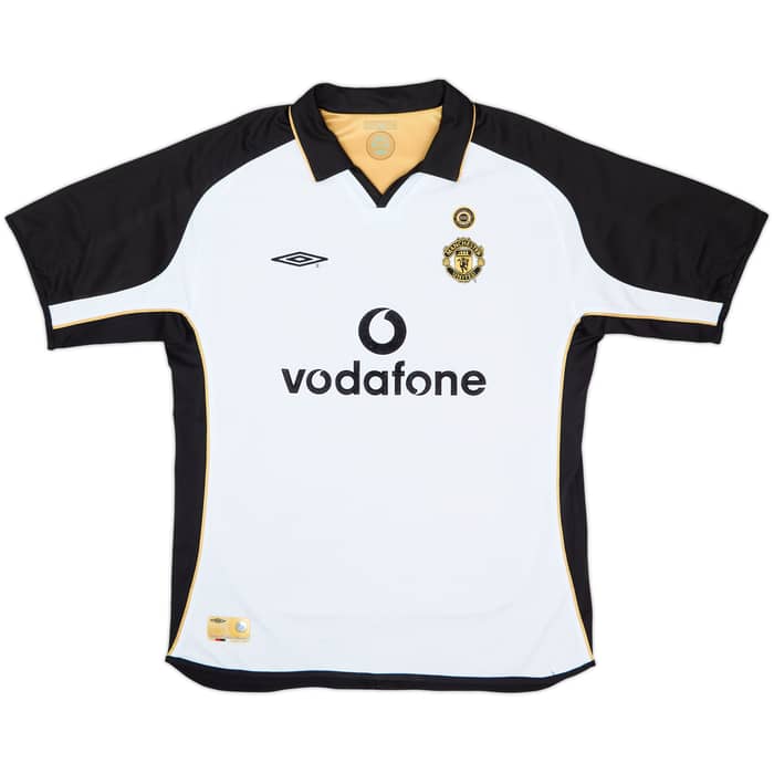 2001-02 Manchester United Centenario Camiseta de visitante/tercera Beckham #7 - 5/10 - (XL)