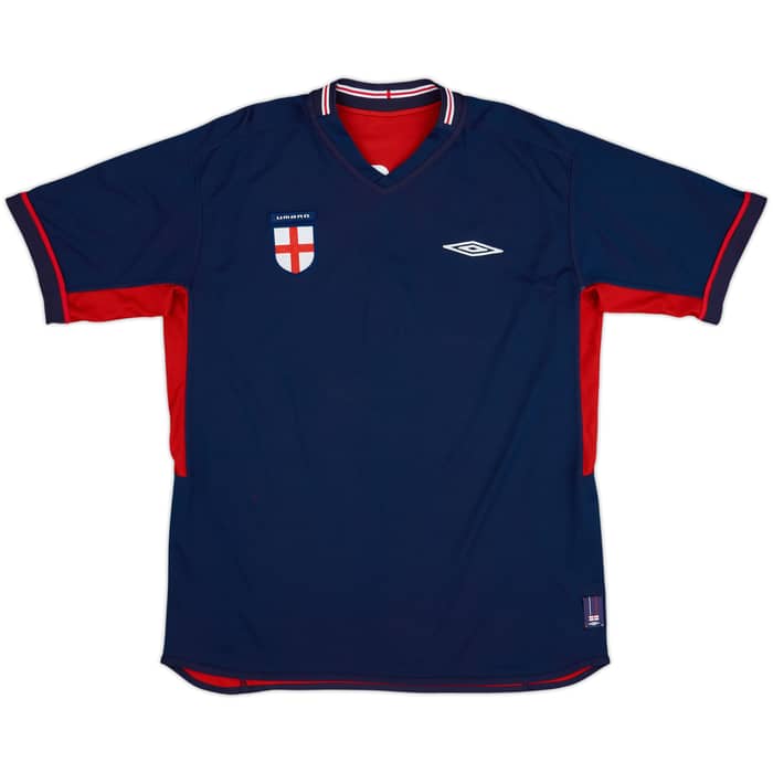 2002-04 England Away Shirt Gerrard #4 - 6/10 - (XL)