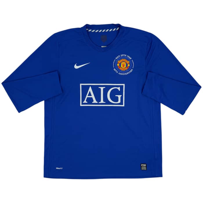 2008-09 Manchester United Third L/S Shirt & Shorts Ronaldo #7 - 5/10 - (L)