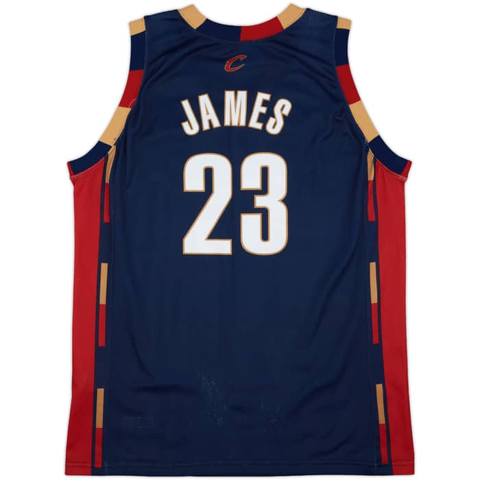 2005-10 Cleveland Cavaliers James #23 Champion Alternate Jersey - 8/10 - (XL)