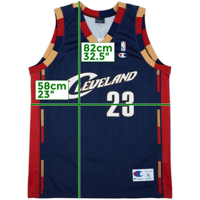 2005-10 Cleveland Cavaliers James #23 Champion Alternate Jersey - 8/10 - (XL)