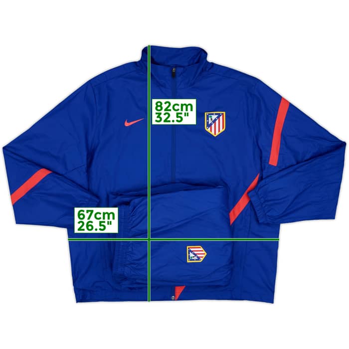 2011-12 Atletico Madrid Nike Tracksuit - 8/10 - (XXL)
