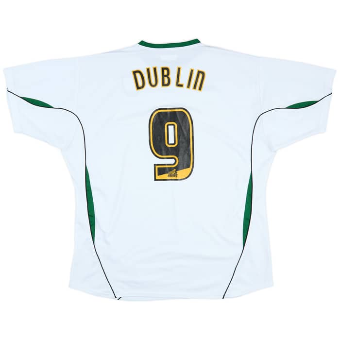 2006-07 Norwich Away Shirt Dublin #9 - 5/10 - (3XL)