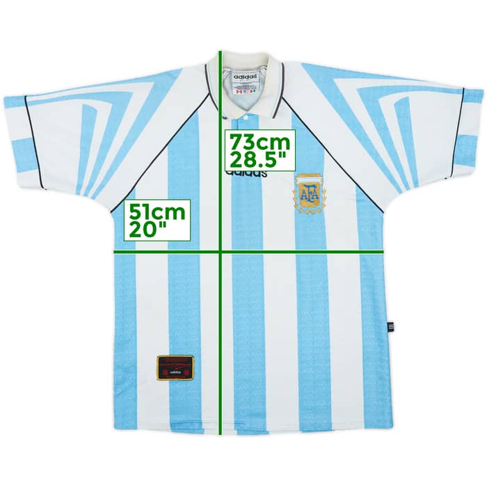 1996-98 Argentina Home Shirt - 5/10 - (M)