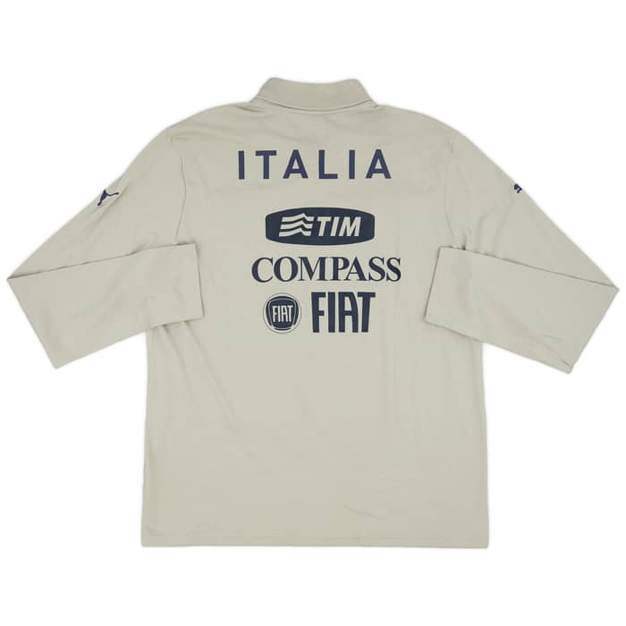 2012-13 Italy Player Issue Polo L/S Shirt - 9/10 - (XL)