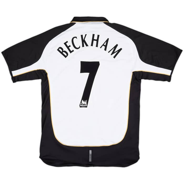 2001-02 Manchester United Centenary Away/Third Shirt Beckham #7 - 8/10 - (L)