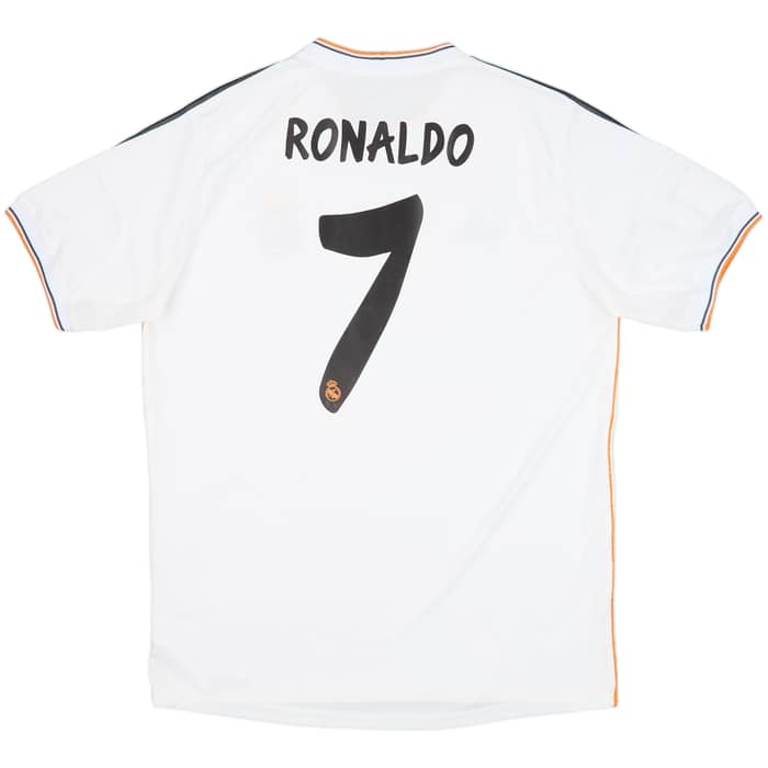 2013-14 Real Madrid Home Shirt Ronaldo #7 - 5/10 - (XL)