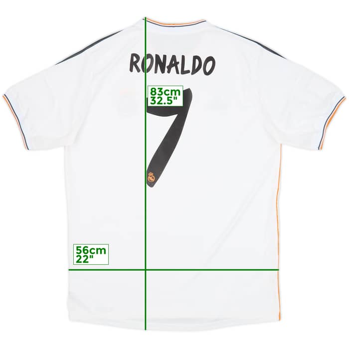2013-14 Real Madrid Home Shirt Ronaldo #7 - 5/10 - (XL)
