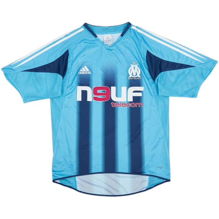 2004-05 Olympique Marseille Away Shirt Lizarazu #3 - 6/10 - (S)
