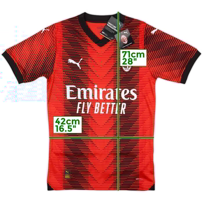2023-24 AC Milan Home Shirt (XS)