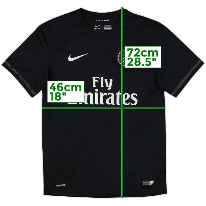 2015-16 Paris Saint-Germain Third Shirt - 10/10 - (S)