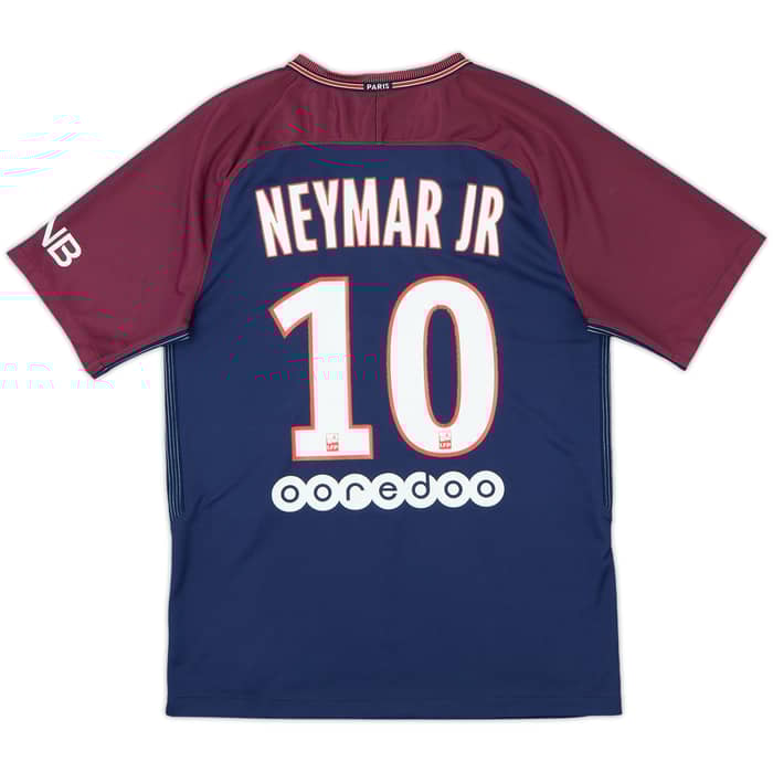 2017-18 Paris Saint-Germain Home Shirt Neymar Jr #10 - 7/10 - (S)