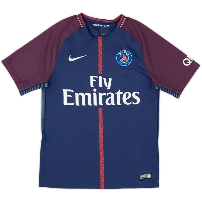 2017-18 Paris Saint-Germain Home Shirt Neymar Jr #10 - 7/10 - (S)