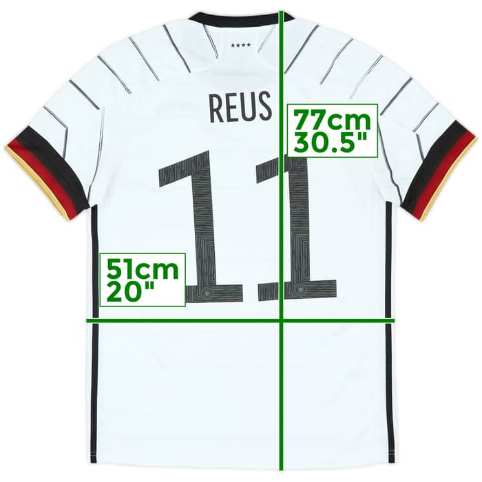 2020-21 Germany Home Shirt Reus #11 - 8/10 - (M)