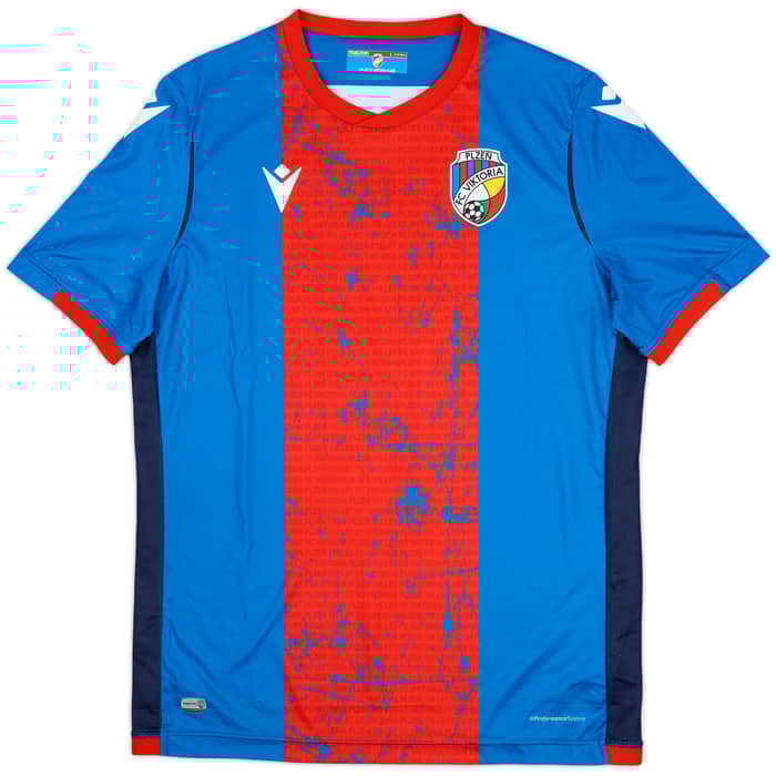 2021-22 Viktoria Plzen Home Shirt - 9/10 - (L)