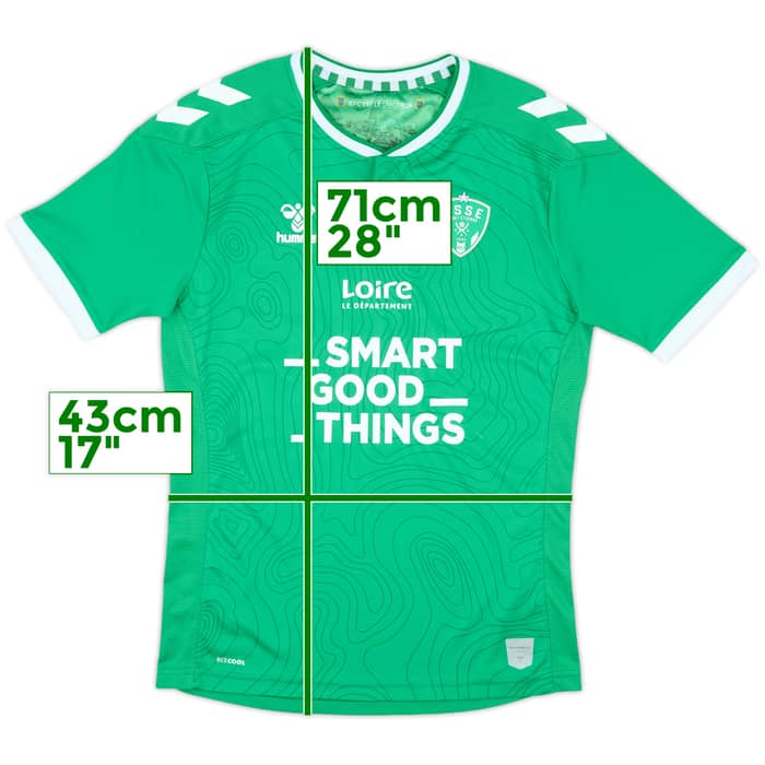 2022-23 Saint Etienne Home Shirt - 8/10 - (S)