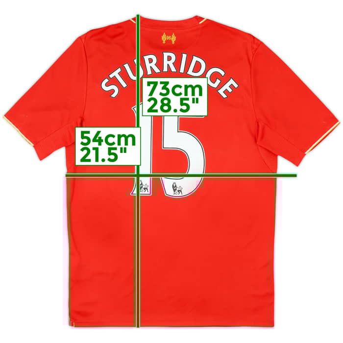 2015-16 Liverpool Home Shirt Sturridge #15 - 7/10 - (S)