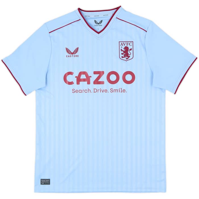 2022-23 Aston Villa Away Shirt Buendia #10 - 8/10 - (L)