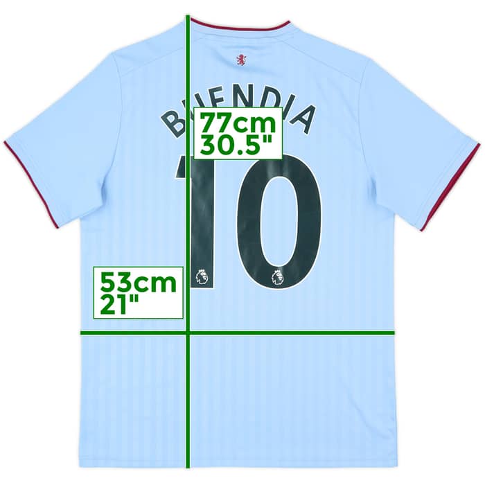 2022-23 Aston Villa Away Shirt Buendia #10 - 8/10 - (L)
