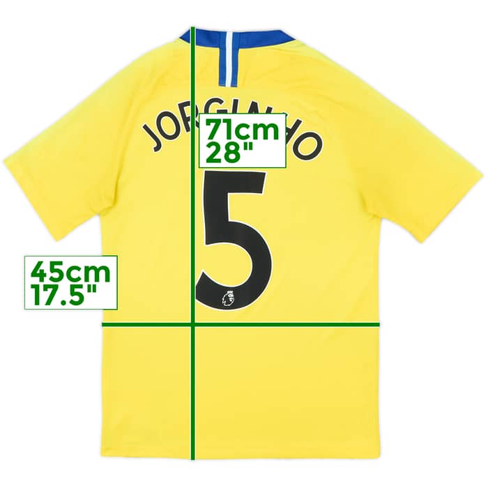 2018-19 Chelsea Away Shirt Jorginho #5 - 8/10 - (S)