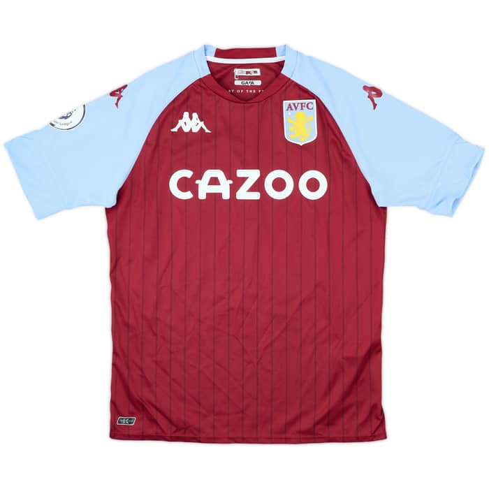 2020-21 Aston Villa Home Shirt Barkley #20 - 6/10 - (L)