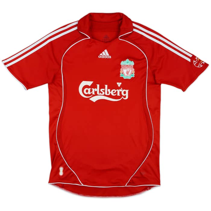 2006-08 Liverpool Home Shirt Alonso #14 - 8/10 - (S)
