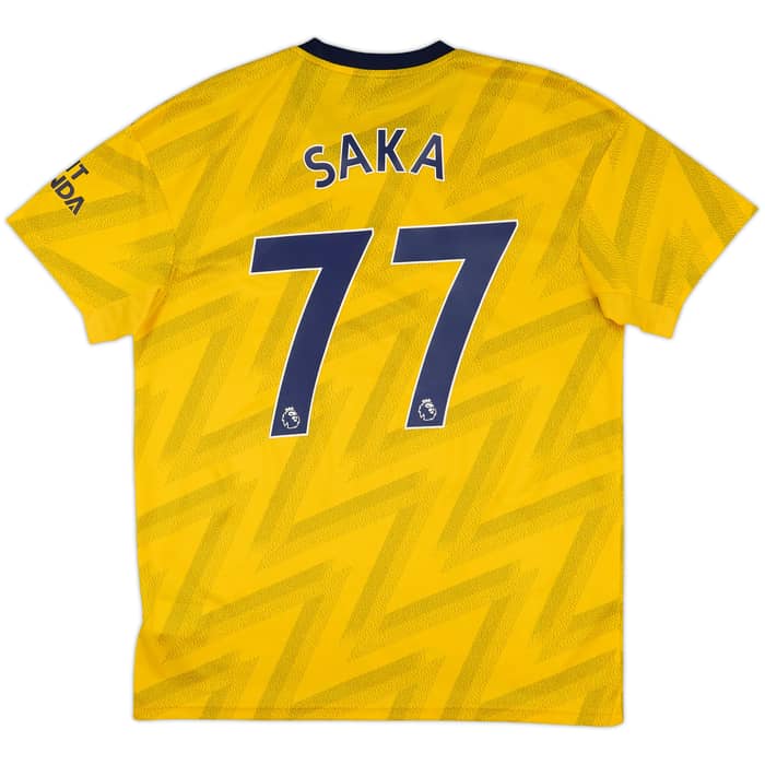 2019-20 Arsenal Away Shirt Saka #77 - 9/10 - (L)