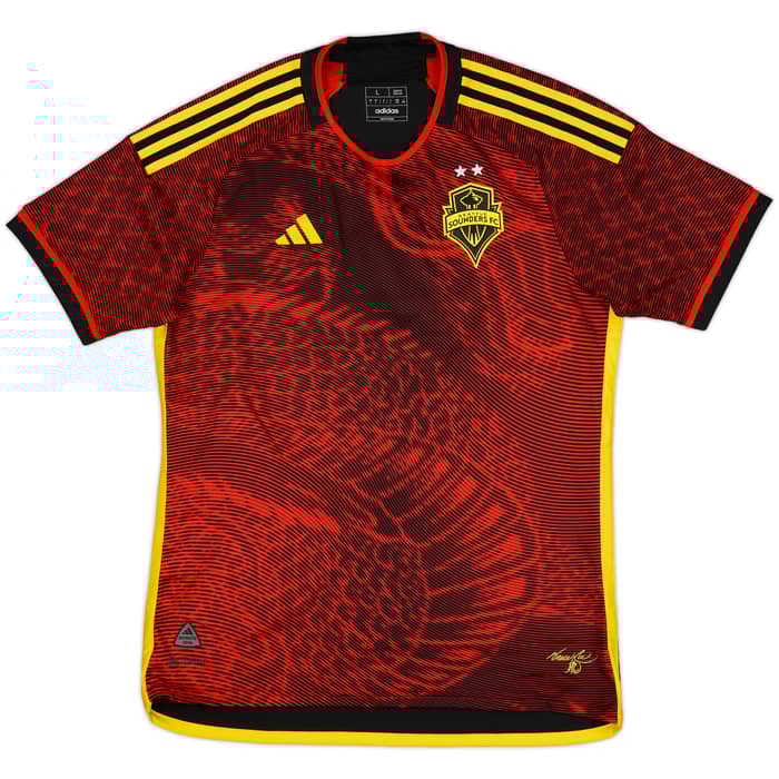 2023-24 Seattle Sounders Authentic Away Shirt - 10/10 - (L)