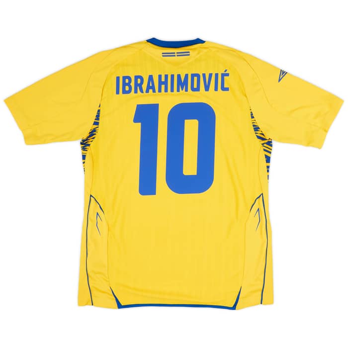 2007-09 Sweden Home Shirt Ibrahimovic #10 - 7/10 - (L)