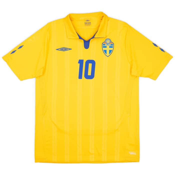 2009-10 Sweden Home Shirt Ibrahimovic #10 - 10/10 - (M)